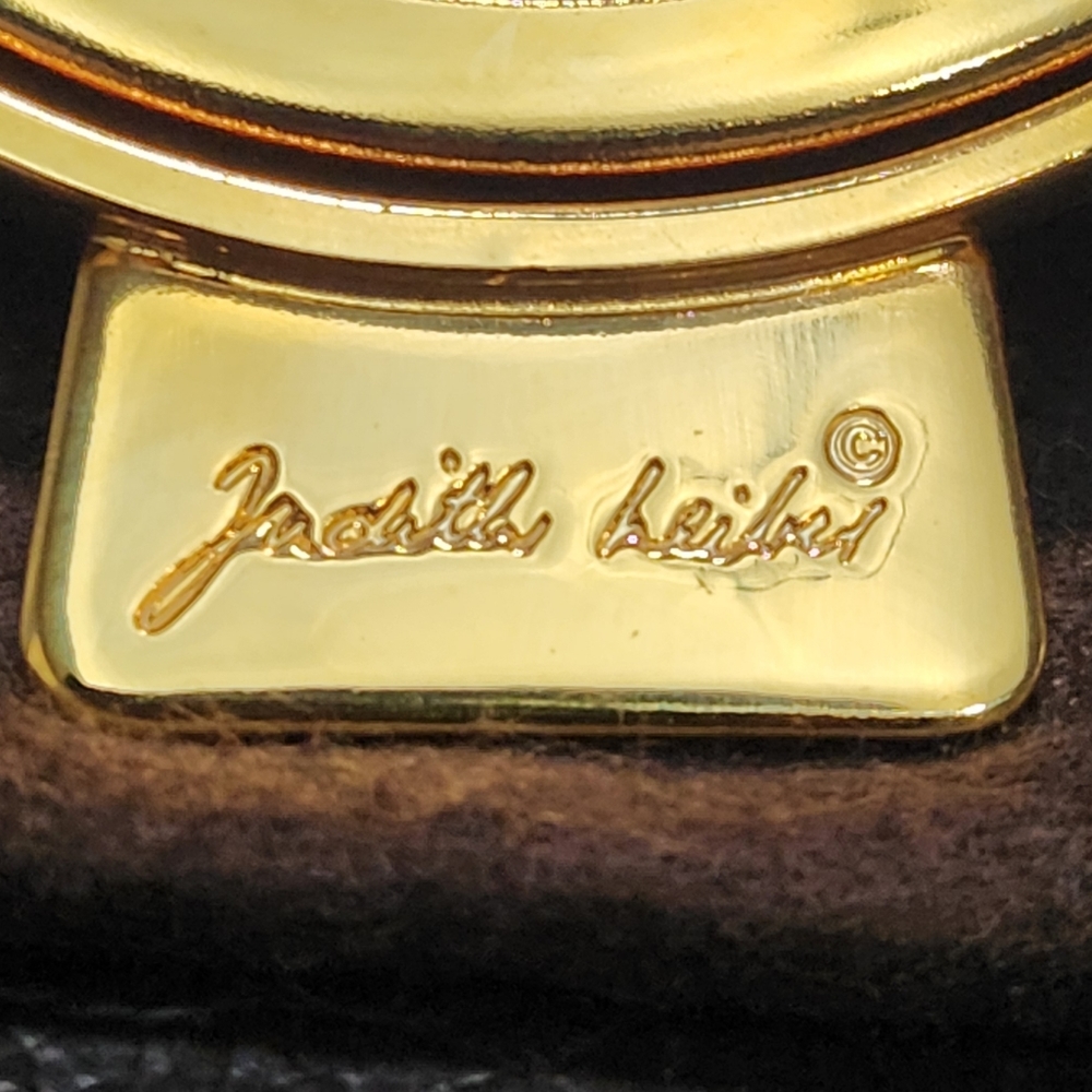 Judith Leiber Elephant black Clutch Crossbody - Picture 9 of 16